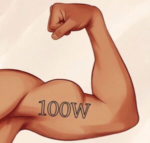La potenza dei 100W